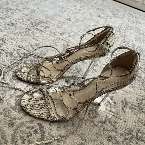 ALDO snake print heels - Picture 2 of 4